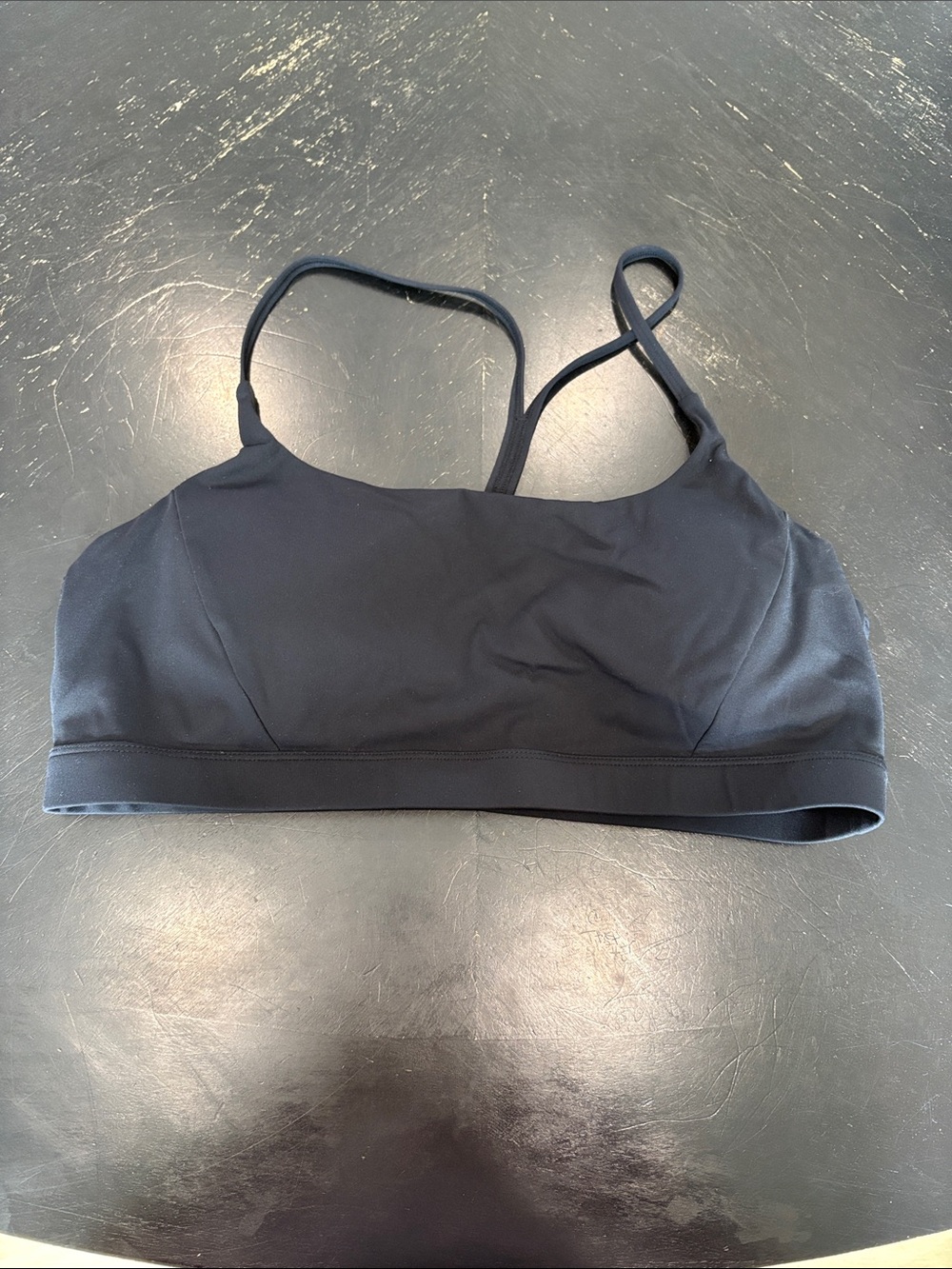 Everyday Black Sports Bralette with Thin Straps
